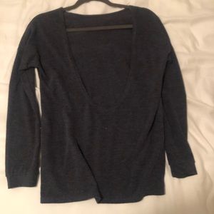 Lulus dropped back sweater